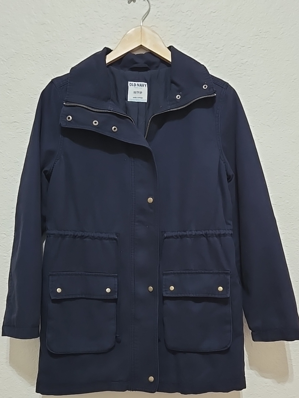 NWT Old Navy Women's Dark Navy Utility Anorak Jacket